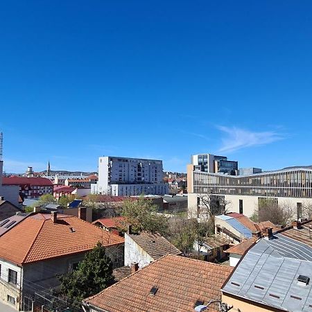 Unique City View Apartment Balcony & Parking Space Kluž Exteriér fotografie